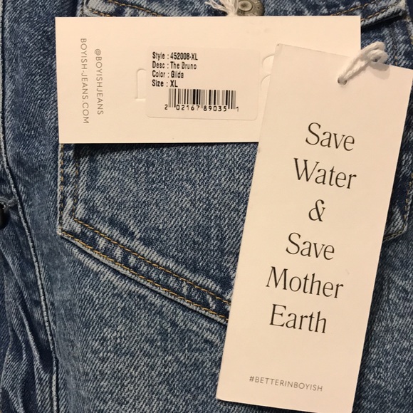 Boyish the Bruno Crop Jean Jacket in Gilda NEW WITH TAGS - Picture 15 of 16